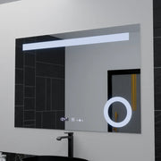 Zrcadlo LED obdélníkový 120x80cm absolutní pohyb Marcello demontáž a comensuriální teploměr