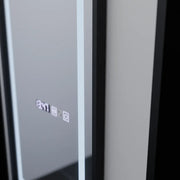 Mirror LED Rectangula 60x150cm Senzor Sensor Radar Marcello Clock DeFrost & Dimable teploměr