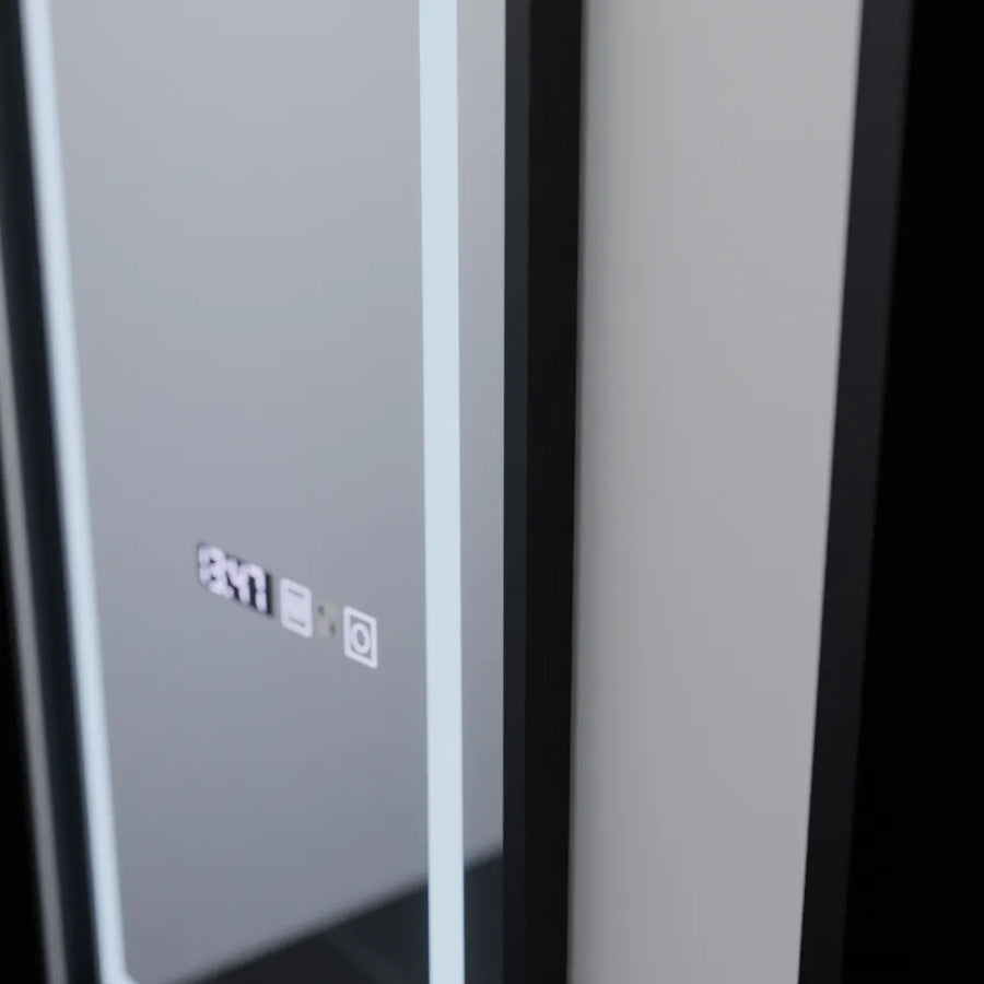 Mirror LED Rectangula 60x150cm Senzor Sensor Radar Marcello Clock DeFrost & Dimable teploměr