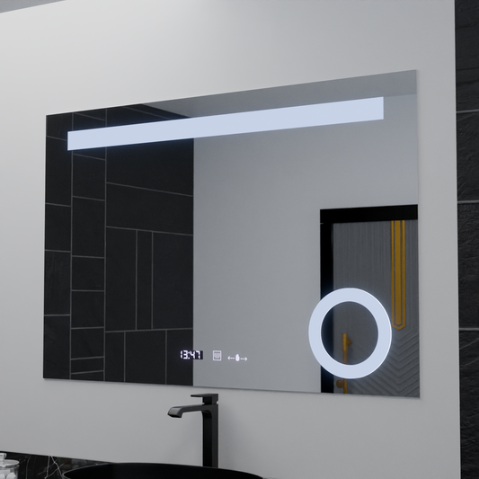 Zrcadlo LED obdélníkový 100x75cm absolutní pohyb Marcello demičce odmrazovací systém
