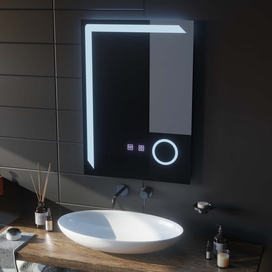 Zrcadlo LED obdélníkový 60x80cm Linea Touch System Dimable Cosmetic LUP