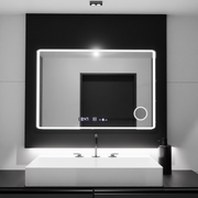 Zrcadlo LED obdélníkový 120x80cm Aura Ritlesso Poro Motionglow Marcello System Postižení a teploměr kamioty kosmetiky
