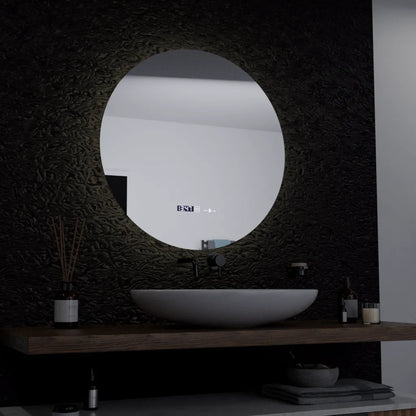 60 cm kulatý LED zrcadlo serenitový pohybový pohyb Marcellow Dimable Hoding Defrosting System