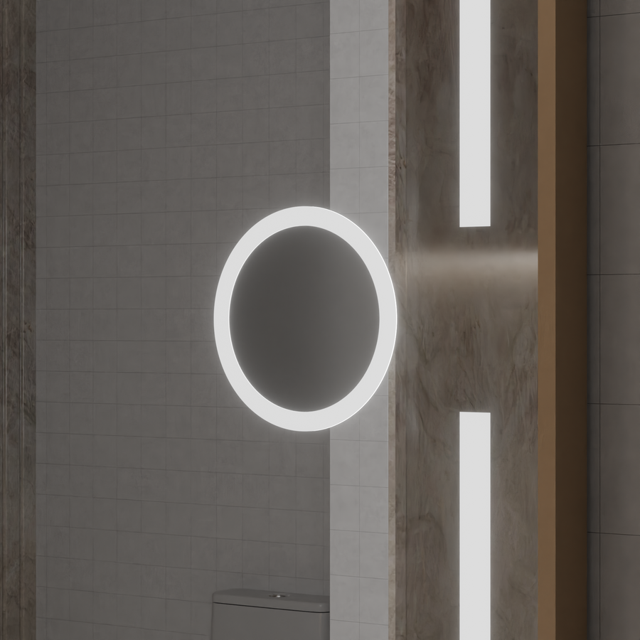 Senzor Sensor Sensor LED Sensor Sofia s rozmrazovací funkcí 110x65 cm teplé/studené/neutrální dimable světlo, ROSE GOLD BRUDHED FRAME, Marcello Funghi Collection