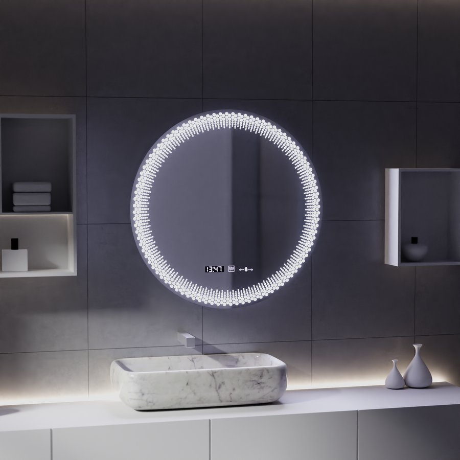 60 cm kulatý LED zrcadlo - Stellaire Touch System neznámé deaktivace