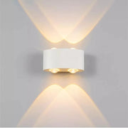 Fantazie aplikují exteriér a interiérový LED, 4 zdroje x 1W, IP65, kovový, bílý, 3000k