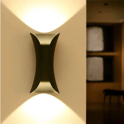 Použijte exteriér LED HEBA, 10W IP65, kov, černá