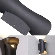 Použijte exteriér LED HEBA, 10W IP65, kov, černá