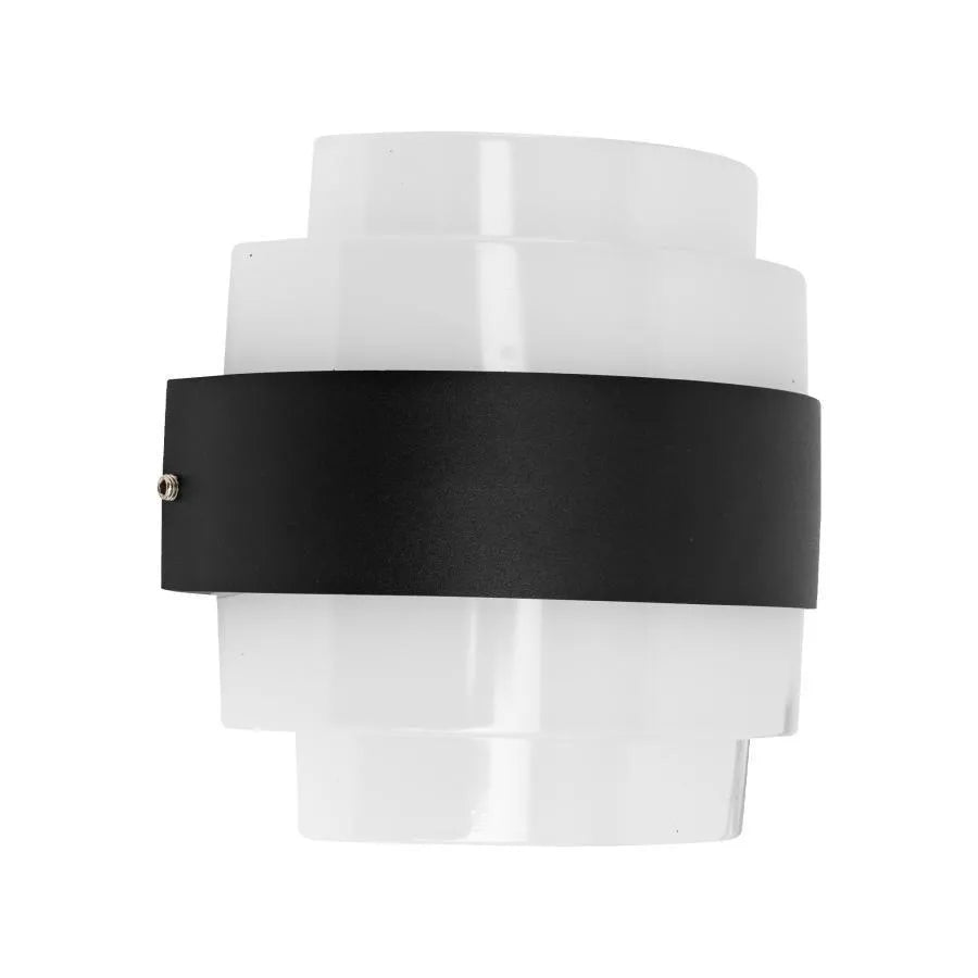 Aplikujte exteriér LED Meras, 12W, černé, 3000k, fantazie