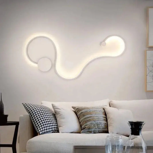 Naneste LED deborah 38W Dekorativní světlo/horký/neutrální kov a bílý silikon
