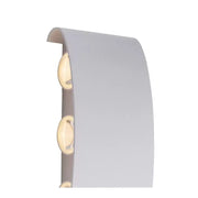 Fantazie aplikují exteriér a interiérový LED, 6 zdrojů x 1W, IP65, kovový, bílý, 3000k