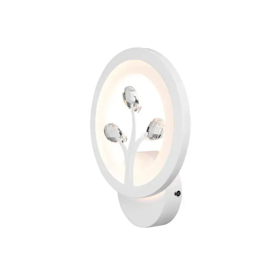 Naneste Daisy LED, 13W, studené/horké/neutrální světlo, bílá s krystalem
