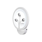 Naneste Daisy LED, 13W, studené/horké/neutrální světlo, bílá s krystalem