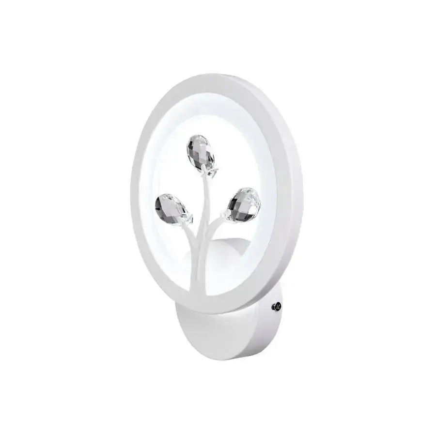 Naneste Daisy LED, 13W, studené/horké/neutrální světlo, bílá s krystalem