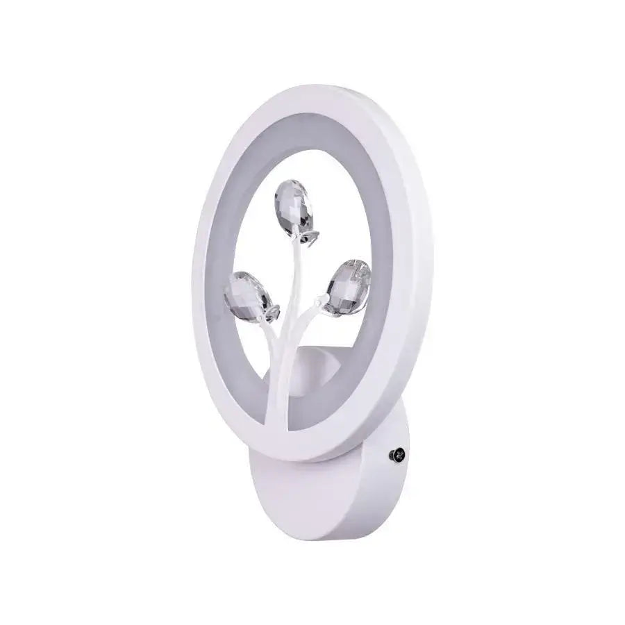 Naneste Daisy LED, 13W, studené/horké/neutrální světlo, bílá s krystalem