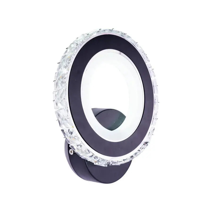 Použít LED NOVA Rotonda, 16W, Black & Nerezová, horké/studené/neutrální světlo