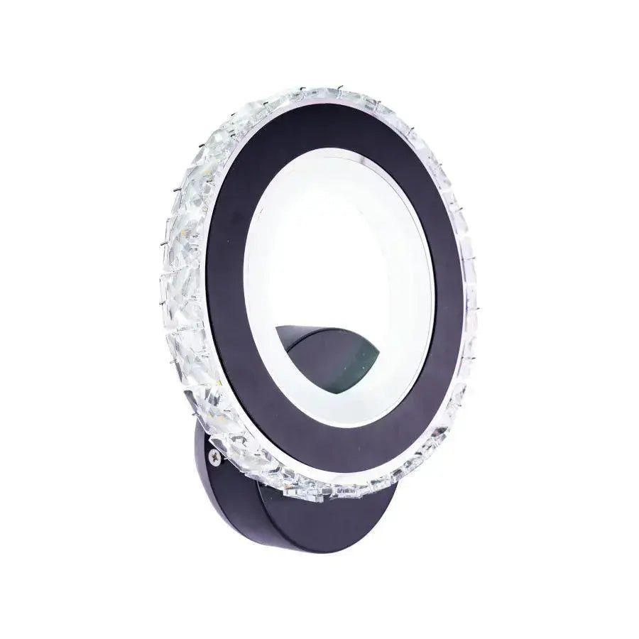 Použít LED NOVA Rotonda, 16W, Black & Nerezová, horké/studené/neutrální světlo