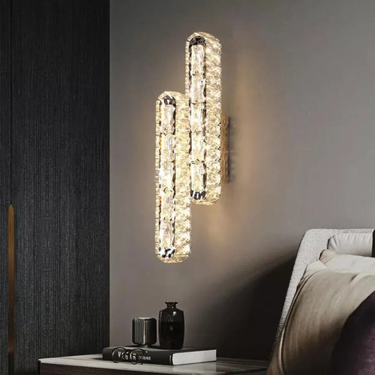 Aplikujte Priscilla LED, 10W, Crystal, Glossy Chrome, Hot/Cold/Neutral Light