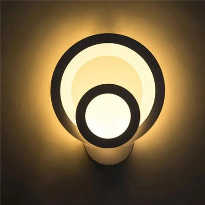 Aplikujte městské LED 19w kulaté světlo studené/teplé/neutra akryl a bílý kov