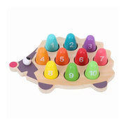 Hrajte asociaci asociace je hedgehog s čísly