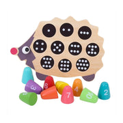 Hrajte asociaci asociace je hedgehog s čísly