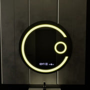 Mirror LED ROUND 60CM Visio Motionglow Marcello System Dezoring Clock & Teplometer Dimable Cosmetics