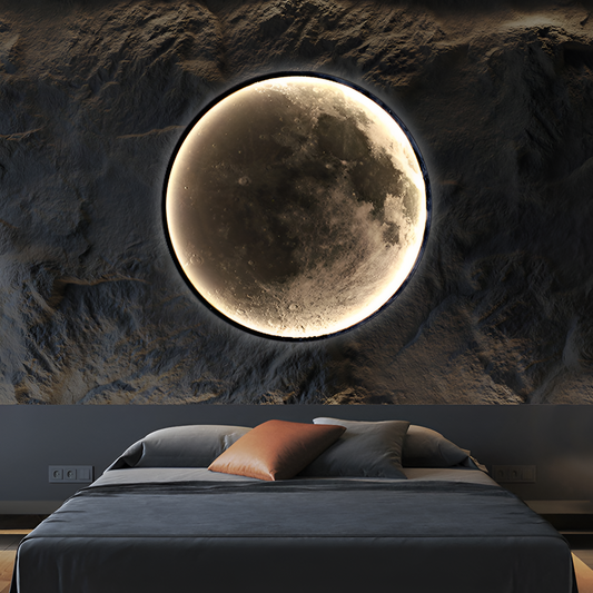 Moon Dekorativní LED nástěnné světlo 83W Průměr 120CM Studené/Neutrální/Teplé světlo 3000K/4000K/6000K