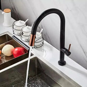 Kuchyňská baterie, sanitární mosaz, černá, CF1035/b