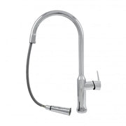 Kuchyňská baterie s extrahovatelnou sprchou stříbrné sanitární mosazné CF/1035/C1