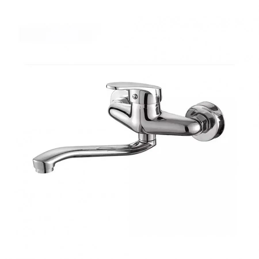 Nástěnná kuchyňská baterie s rotační trubkou, slitinou, chromem, PM018