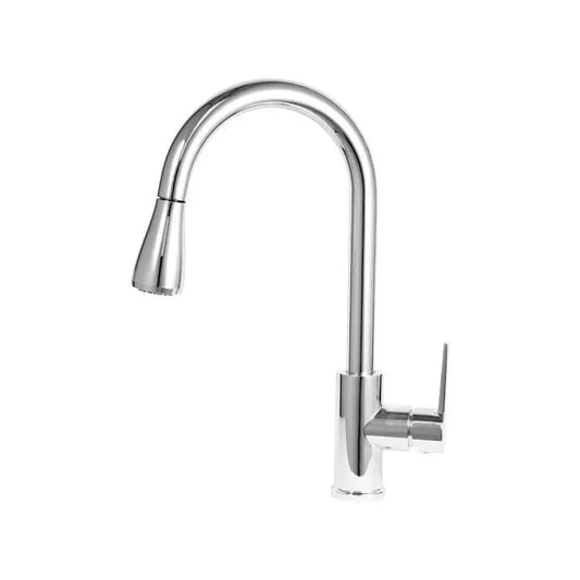Baterie kuchyně s extrahovatelnou sprchou, sanitární mosaznou, chrome, CF022s