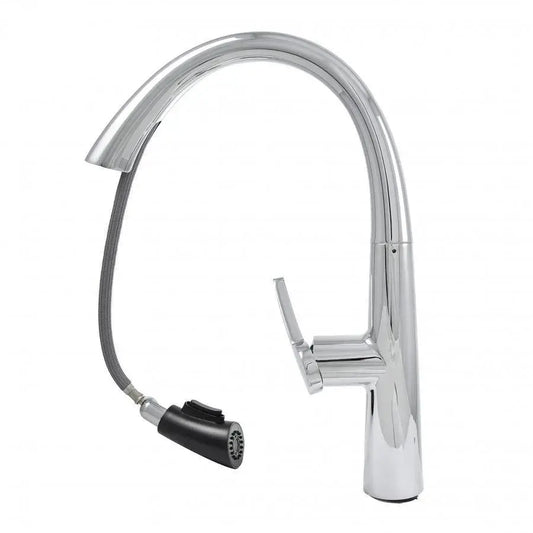 Kuchyňská baterie s extrahovatelnou sprchou, sanitární mosaznou, chrome, W059