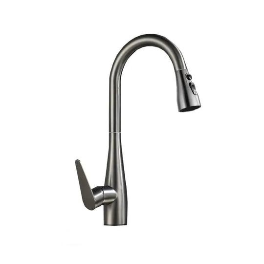 Kuchyňská baterie s výsuvnou sprchou Nerezová ocel Kuchyňské baterie ZY1010 Výchozí název Alessandro Design