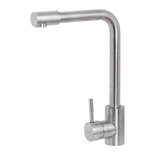 Kuchyňská baterie s rotační trubkou, Monocomanda, nerezová ocel 304, satén, CF003