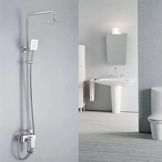 Sprchová baterie, sanitární mosaz, chromovaná, plácnutí
