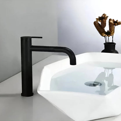 Baterie umyvadla, sanitární mosaz, černá, 7237h