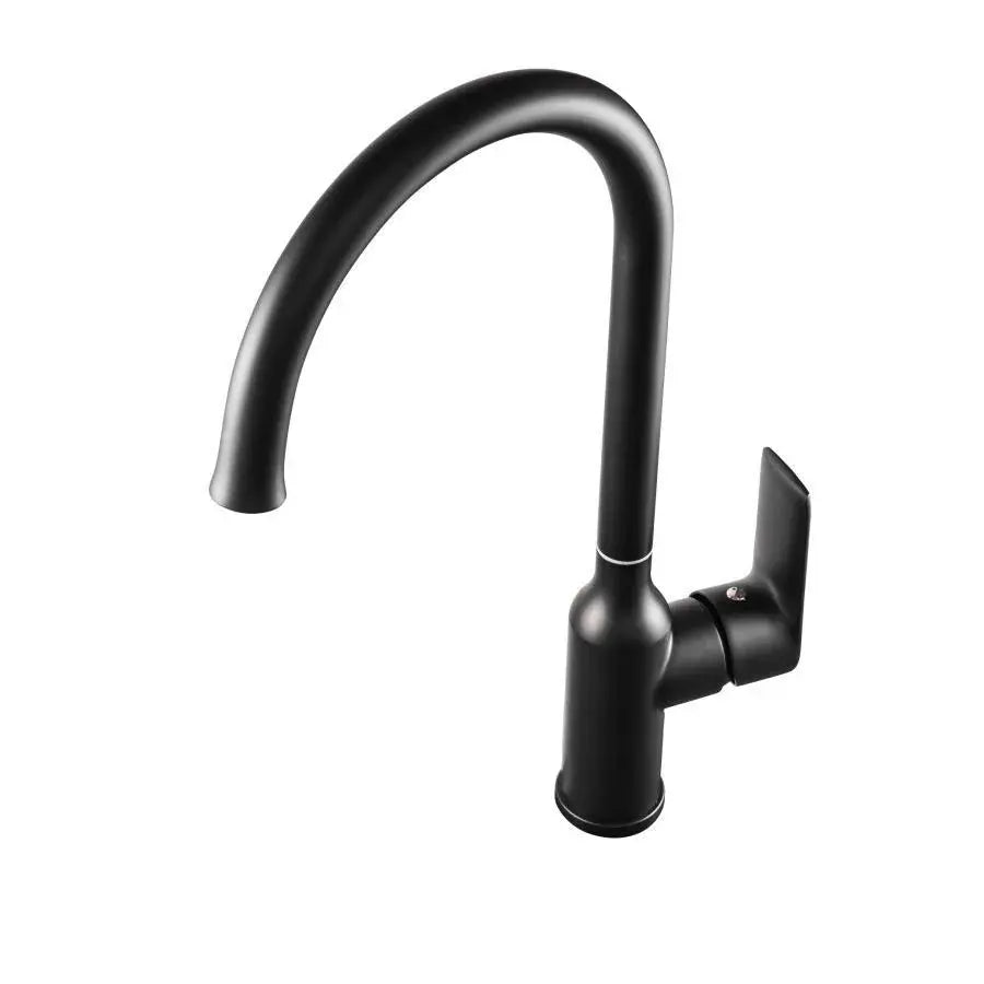 Baterie umyvadla, sanitární mosaz, černá, LJS/225B