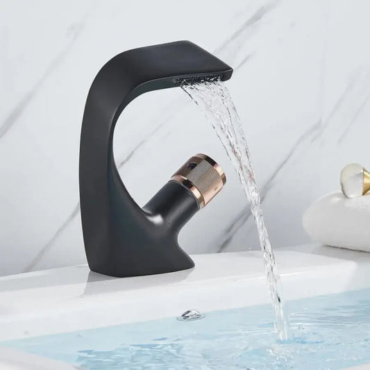 Battery Washbasin Monochander Black -Dised Brass Fittings zahrnoval OD/2055