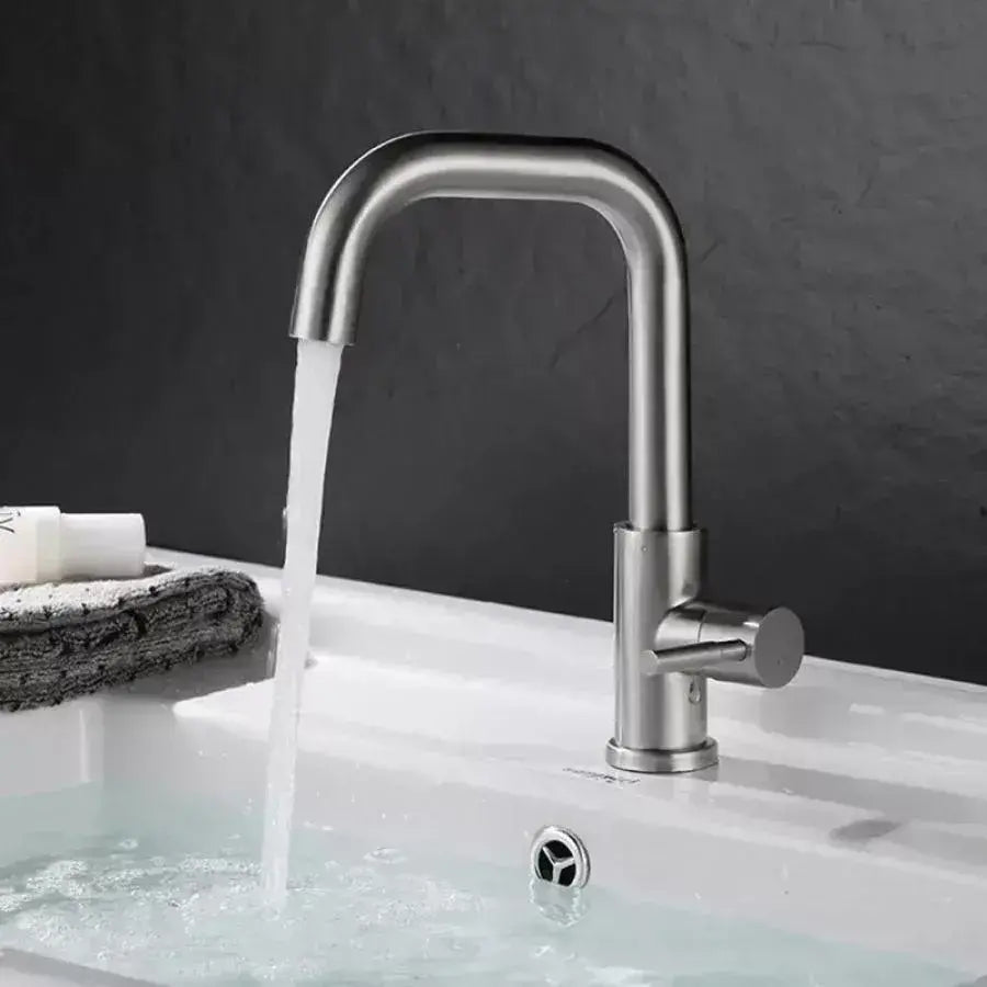 Baterie Washbasin, nerezová ocel 304, satén, MP007