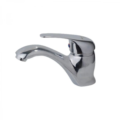 Washbasin baterie s pevnou trubkou, slitinou, chromem, LV002