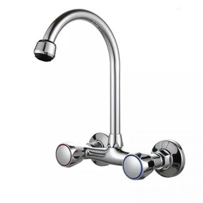 Nástěnná baterie s růží a rotační trubkou, slitinou, chrome, PR001