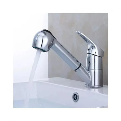 Kadeřník typu baterie s extrahovatelným sprchou, slitinou, chromem, FR001