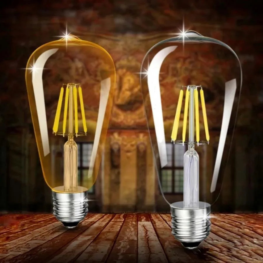 ST64, E27, 4W FILAMENT ŽALA, HORKÉ SVĚTLOST