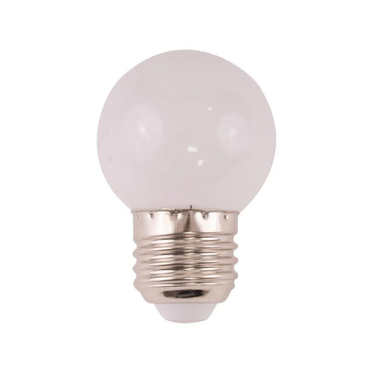 LED žárovka, E27, 2W, bílá
