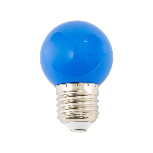 LED žárovka, E27, 2W, modrá