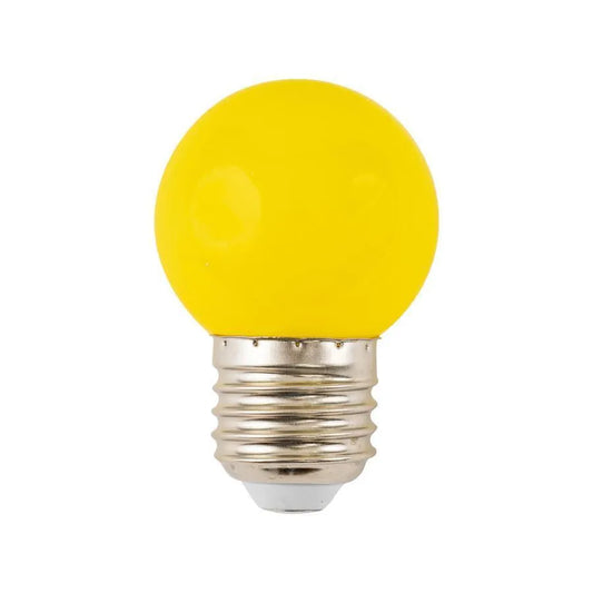 LED žárovka, E27, 2W, žlutá