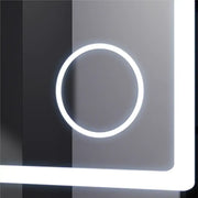 Zrcadlo LED obdélníkový 90x60cm Souverain Motionglow Marcello Desical Clock Defrosting System