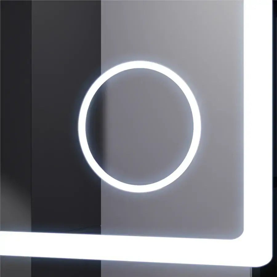 Zrcadlo LED obdélníkový 90x60cm Souverain Motionglow Marcello Desical Clock Defrosting System