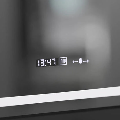 Oválný LED zrcadlo 50x80cm Eminence Motionglow Marcellow Dimable Clock System & Dimable teploměr