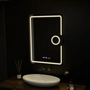 Mirror LED obdélníkový 50x70cm Eclat Motionglow Marcello Discuuts & Termeter Luba Cosmetica Dimabil